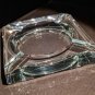 Heavy Clear Glass Ashtray new in presentation box 7.75" square by 1.5" H
