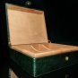 Green Leather Humidor Made in Spain NIB