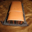Brizard and Co Cigar Case and holder with Macassar Ebony ends. Made in USA