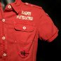 Toxic Waste Tokyo Joe Red Ladies Large Size Shirt