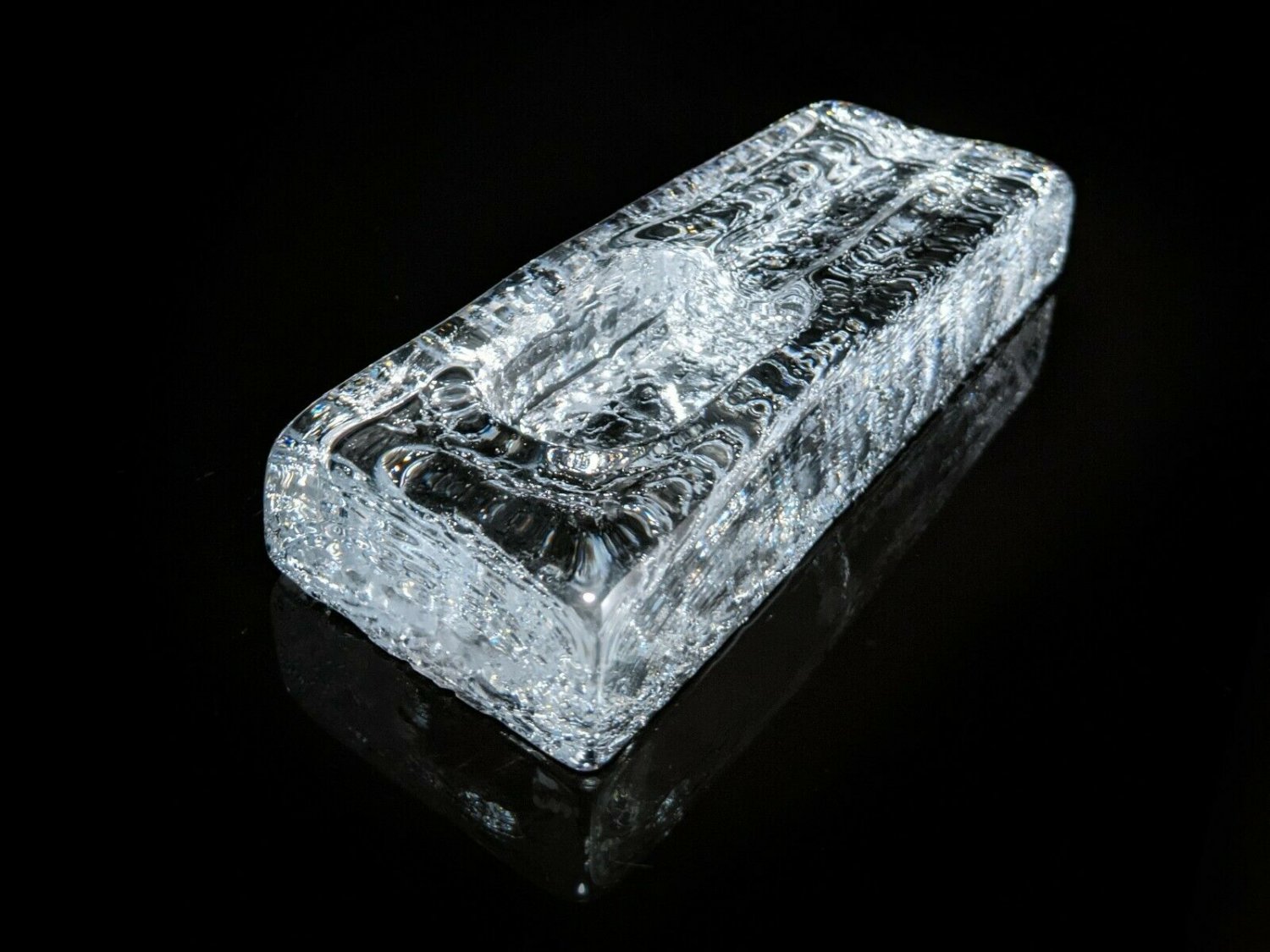 Heavy Glass Cigar Ashtray