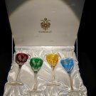 Faberge Wine Glasses Set of 4 in original presentation case