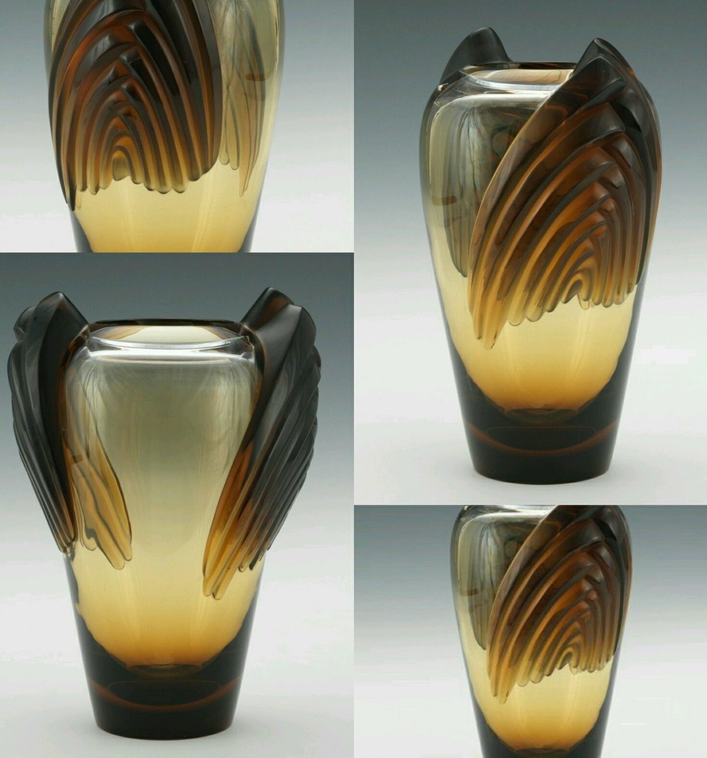 Lalique  Marrakech  Amber Vase