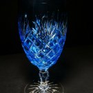 Faberge Odessa  Blue Crystal Ice Tea / Water Glass