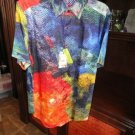 Robert Graham Mabson Short Sleeve Classic Fit Shirt Large Size New with Tags