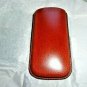 Pheasant Tan Leather Wide  Eyeglass  Case 6.5" L x 3.5" W x .75"  D