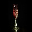 Faberge Odessa Cranberry Champagne Flute