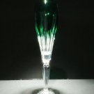 Faberge  Lausanne Emerald Green  Champagne Flute ( One Flute )