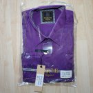 Mizumi Purple  Classic Fit Long Sleeve Shirt  Large Size NEW