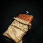 Brizard and Co Flask Genuine Ostrich Tan 8 oz Made in USA