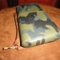 Brizard and Co Golfers Case ( Showband 5 ) Camouflage and Orange Leather. NIB