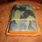 Brizard and Co Golfers Case ( Showband 5 ) Camouflage and Orange Leather. NIB