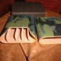 Brizard and Co Golfers Case ( Showband 5 ) Camouflage and Orange Leather. NIB