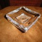 Kosta Boda Art Glass Small Heart Trinket Dish has original sticker 4.25  x 1.75"