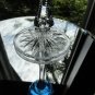 Faberge Odessa Sky Blue Hock Wine Crystal Colored Glass