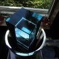 R. Austria Blue Crystal Box Art Sculpture  4.25" L x 3.75" W x 3.75" H