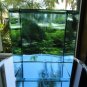 R. Austria Blue Crystal Box Art Sculpture  4.25" L x 3.75" W x 3.75" H