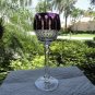 Faberge Xenia Wine Goblet in Purple  ( Single Glass )