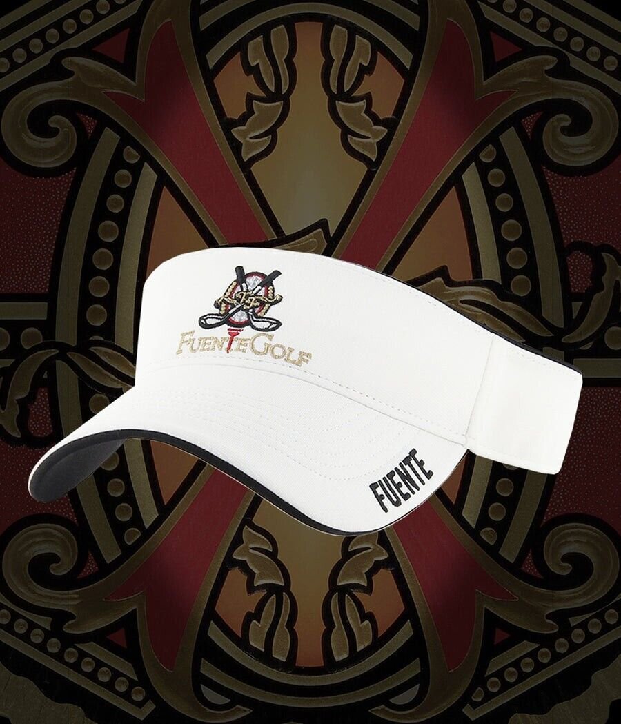 Fuente Opus X White Golf Visor