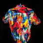 Robert Graham  Prism Effect Colorful Short  Sleeve Large Size Style: RS202007CF