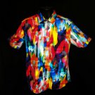 Robert Graham Prism Effect Colorful Short Sleeve  Size: XXL  | Style: RS202007CF
