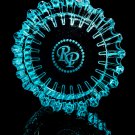 Rocky Patel Luminoso Aqua Glass Ashtray Gorgeous 10" Diameter