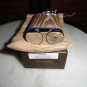 Brizard and Co Gatsby Table Lighter covered in Bleached Oak & Blue  NIB