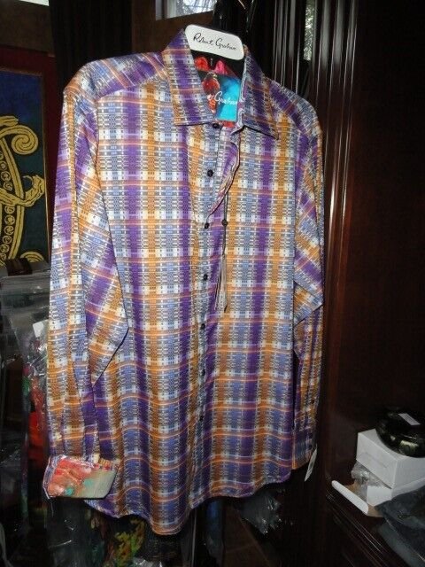 Robert Graham Nasir Long Sleeve Shirt Size Medium
