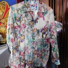 Robert Graham - Broken Blossom Embroidered Long Sleeve Shirt Size Large