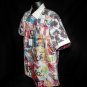 Robert Graham Rock Funk Limited Edition Embroidered Short Sleeve Shirt Size XL