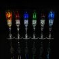 Faberge Xenia Crystal Colored Flutes set of 6