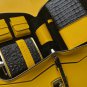 Brizard and Co Black Caiman with Yellow Leather Traveler Combo