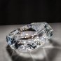 Baccarat Diamond Cut Crystal Ashtray  (France)  6 1/2 ' x 1 3/4"  x 3 1/4"