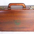 Custom Wood Briefcase with Midnight Express Original Logo