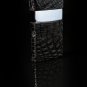 Brizard and Co Genuine Black Caiman Leather Lighter NIB