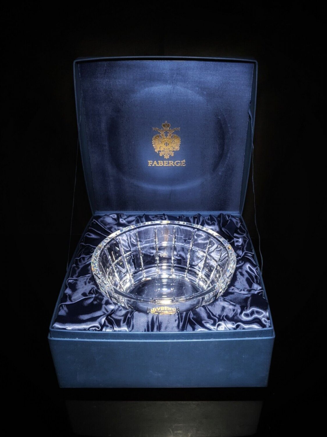 Faberge Metropolitan Crystal Bowl 9" NIB
