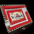 Elie Bleu Alba Red Ashtray Only  ( Without Gold Plated Cigar Rests )  NIB