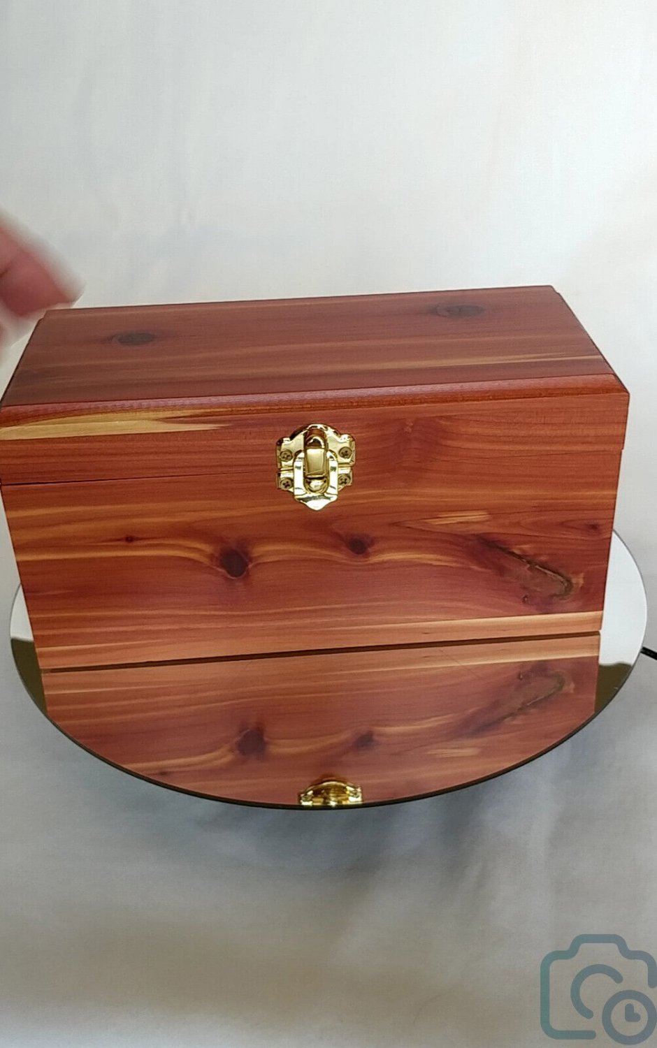 Cedar Wooden Storage Box 8 1/4 " L x 3 7/8" W x 4" H