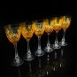 Faberge  Odessa Yellow Gold  Crystal Colored Glasses