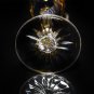 Faberge Odessa Gold Yellow Crystal Wine Glass. 8 3/8" by 3"