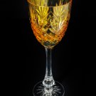 Faberge Odessa Yellow  Gold Crystal Glass