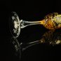 Faberge Odessa Yellow  Gold Crystal Glass