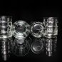 Faberge Clear Crystal Whiskey Glasses