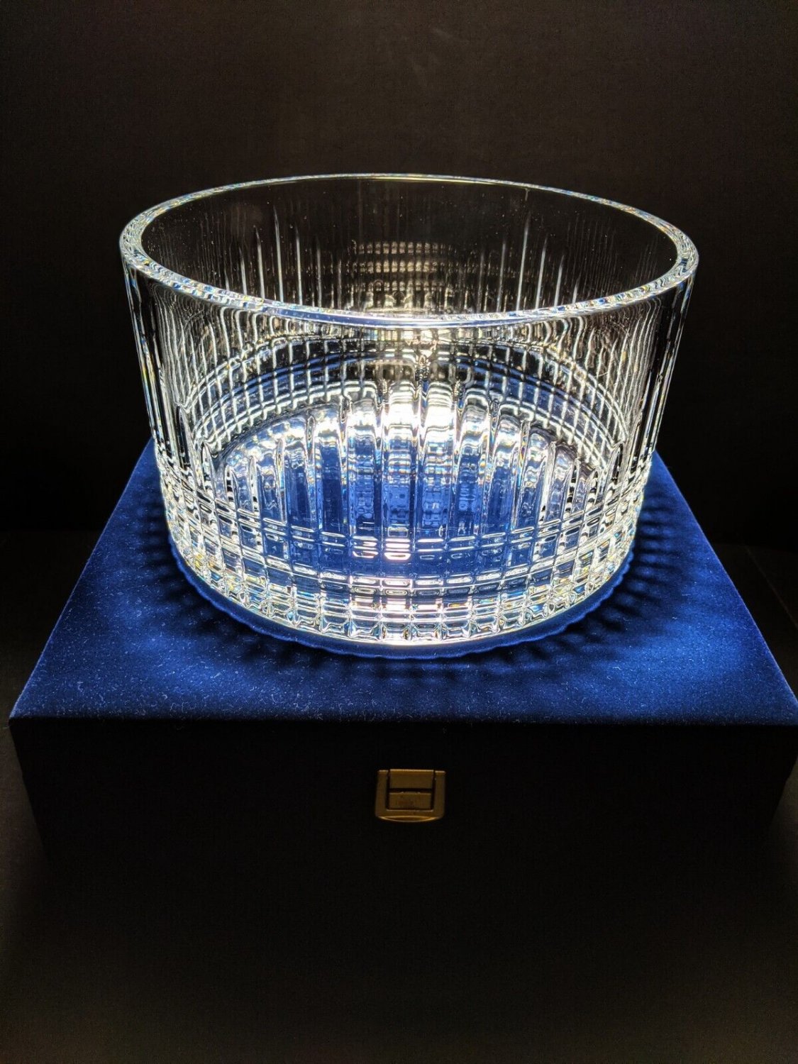 Faberge  Clear Crystal Bowl NIB