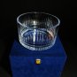 Faberge Clear Crystal Bowl NIB