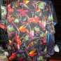 Robert Graham Arora Black Birds of Paradise Short Sleeve Shirt NWT