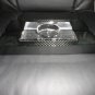 Carbon Fiber Ashtray with Clear Glass Insert 10.5" L x 6" W x 1.25" H. #5682
