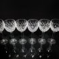Faberge Clear Crystal Goblet Glasses Set of 6