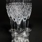 Faberge Clear Crystal Flute Glasses Set of 6