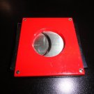 Red Metal Plated Cigar cutter